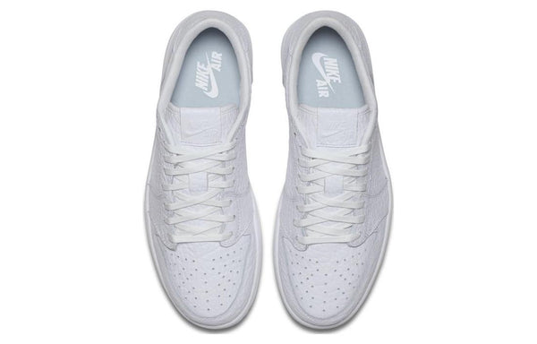 [872782-100] MENS AIR JORDAN RETRO 1 LOW 'NS TRIPLE WHITE'