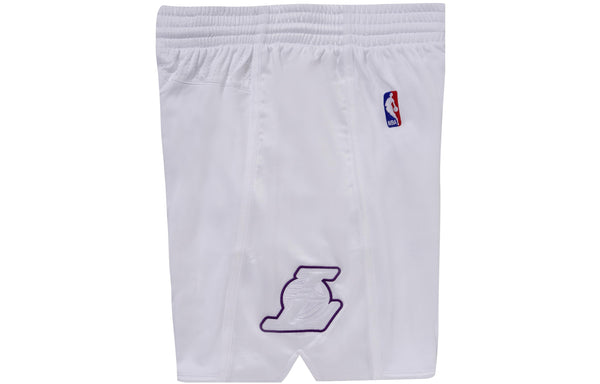 [ASHR4972-LAL12PPPWHIT] MENS MITCHELL & NESS CHRISTMAS DAY SHORTS LAKERS 2012