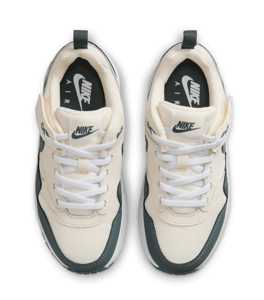 [DZ3308-107] PRESCHOOL NIKE AIR MAX 1 EASYON 'PALE IVORY WHITE VINTAGE GREEN'
