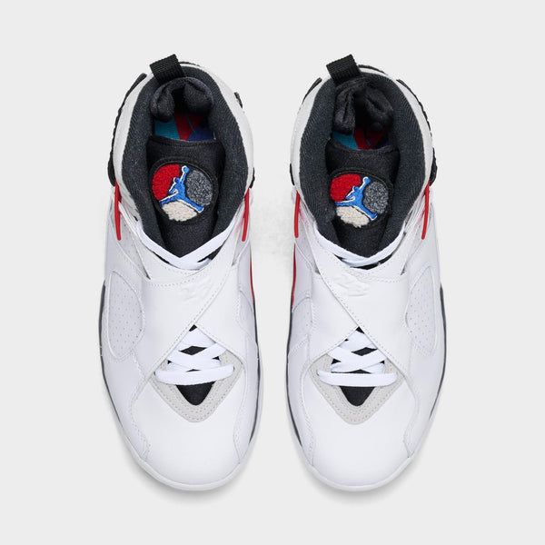 [305368-100] GRADE SCHOOL AIR JORDAN RETRO 8 'WHITE TRUE RED (2025)'