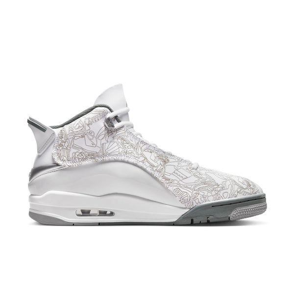 [311046-107] Mens Air Jordan DUB ZERO 'WHITE COOL GREY'