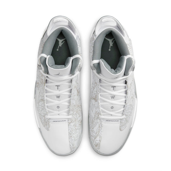 [311046-107] Mens Air Jordan DUB ZERO 'WHITE COOL GREY'
