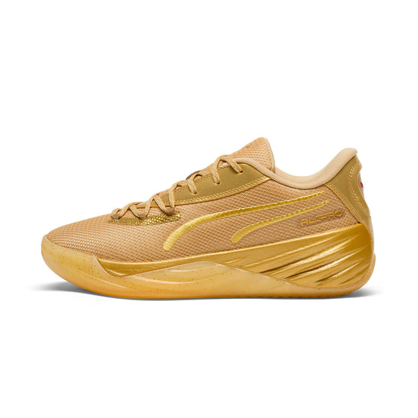 [313306-01] MENS PUMA ALL PRO NITRO 'TYRESE HALIBURTON GOLD RUSH'