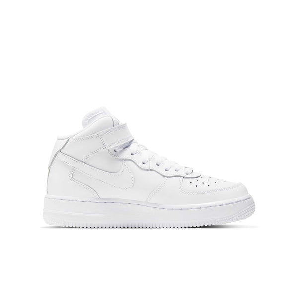 [314195-113] Grade School Nike AIR FORCE 1 MID WHITE (GS)