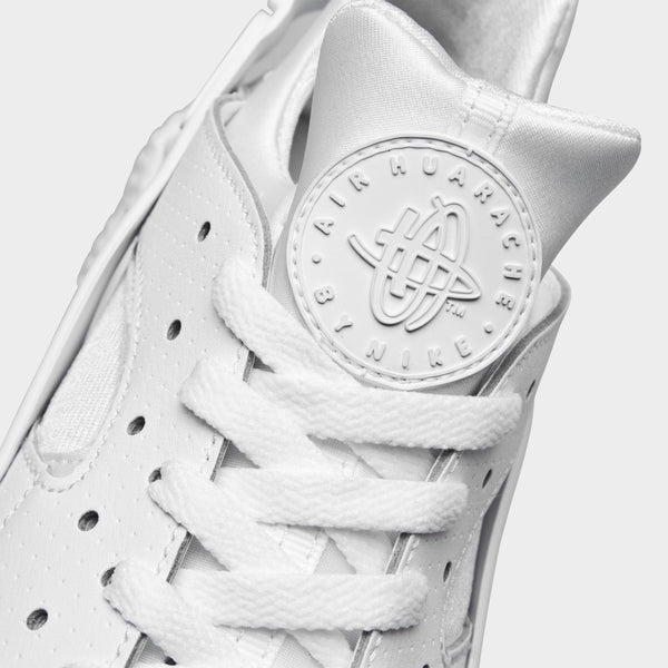 [318429-111] MENS NIKE AIR HUARACHE WHITE PLATINUM