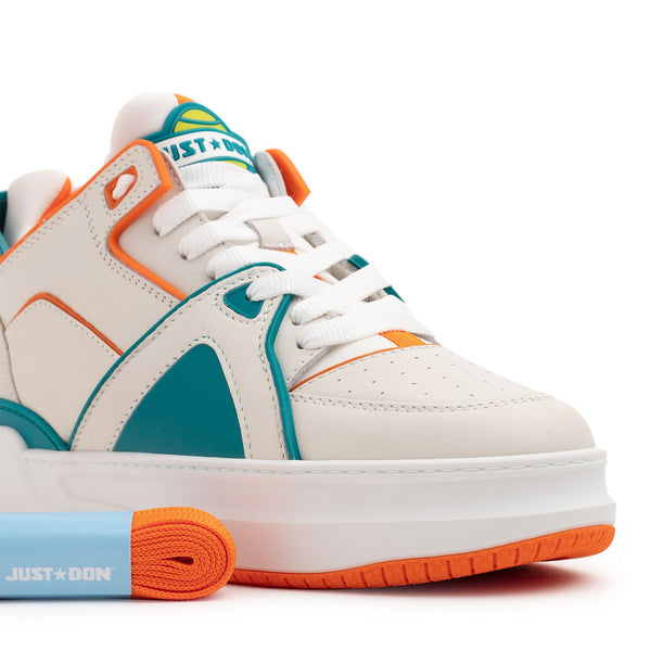 [31JUSQ02-218550-WOT] Mens Just Don TENNIS COURTSIDE MID 'WHITE ORANGE'
