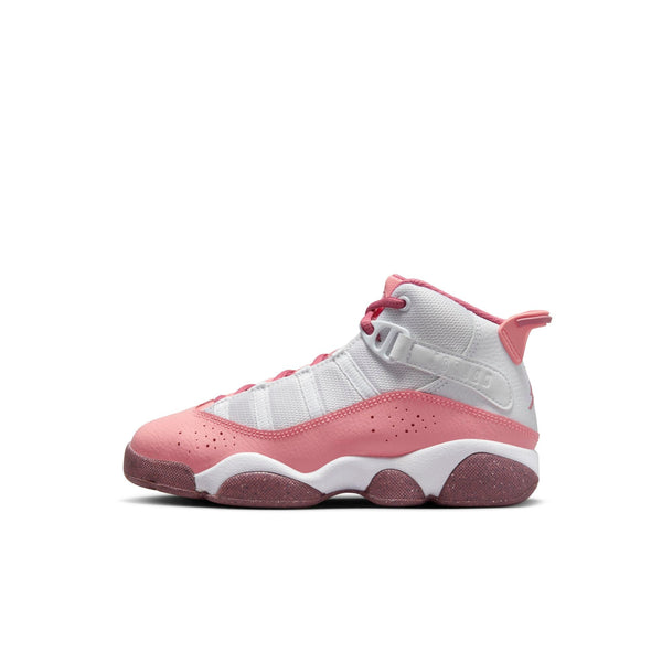 [323432-616] Preschool Air Jordan 6 RINGS PS 'CORAL CHALK'