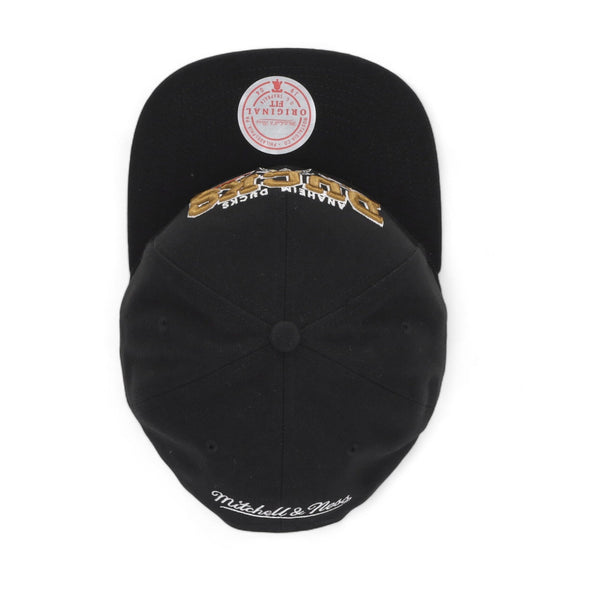 MENS MITCHELL & NESS NHL CHAMP STACK SNAPBACK DUCKS - BLACK