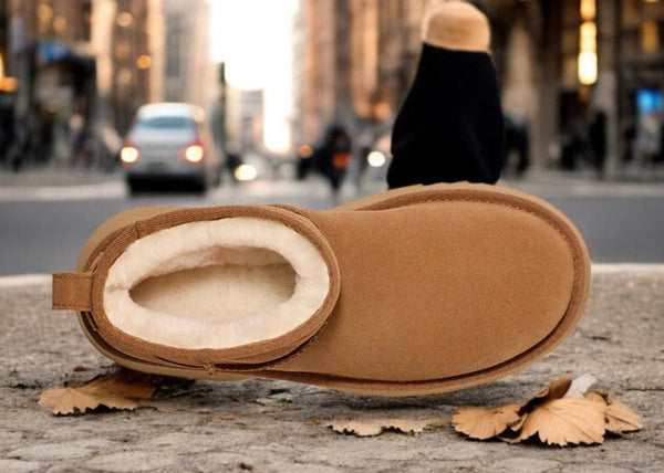 [1158311-CHE] WOMENS UGG CLASSIC ULTRA MINI NEW HEIGHTS BOOT 'CHESTNUT'