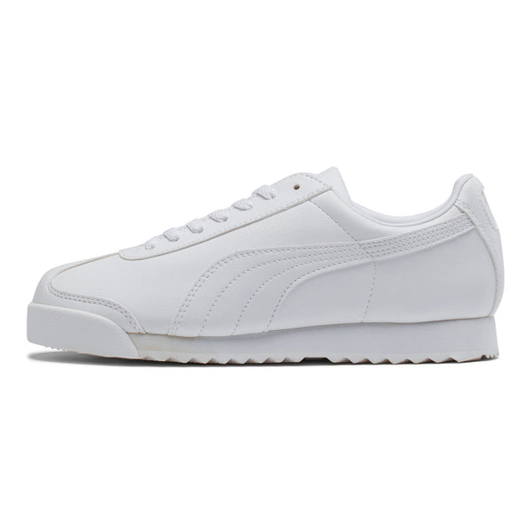 [354259-14] Youth PUMA ROMA BASIC JR 'WHITE LIGHT GREY'