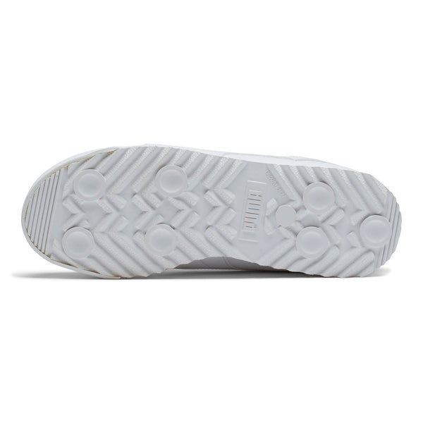 [354259-14] Youth PUMA ROMA BASIC JR 'WHITE LIGHT GREY'