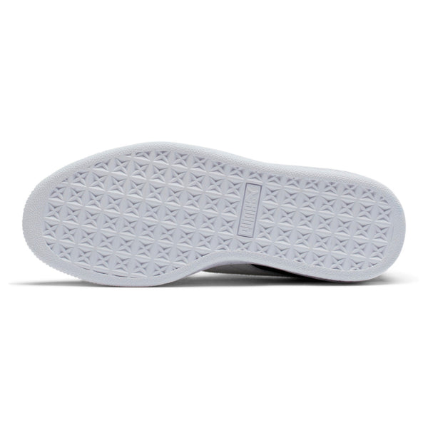 [355110-01] Youth PUMA SUEDE JR 'BLACK WHITE'