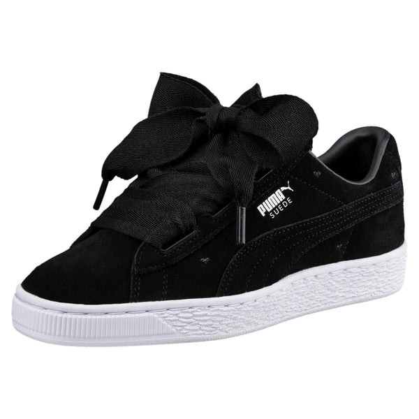 [365135-02] Youth PUMA SUEDE HEART JR 'VALENTINE - BLACK'