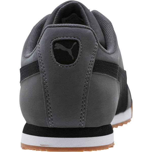 [368455-01] MENS PUMA ROMA SMOOTH NUBUCK 'GREY LOW-TOP TRAINER'