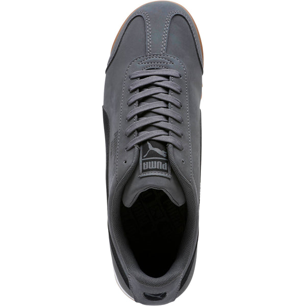 [368455-01] MENS PUMA ROMA SMOOTH NUBUCK 'GREY LOW-TOP TRAINER'