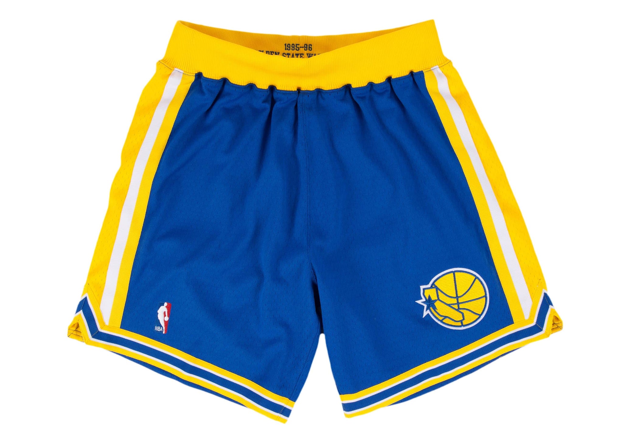 Mens Mitchell & Ness NBA Golden State Warriors 95-96 Authentic Shorts