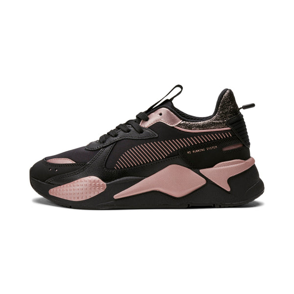 [385406-01] WOMENS PUMA RS-X 'BLACK ROSE GOLD'