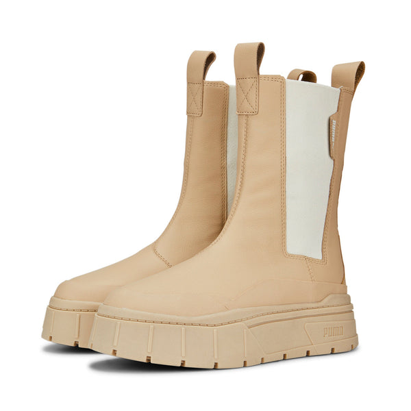 [386272-02] WOMENS PUMA MAYZE STACK CHELSEA BOOT 'LIGHT SAND'