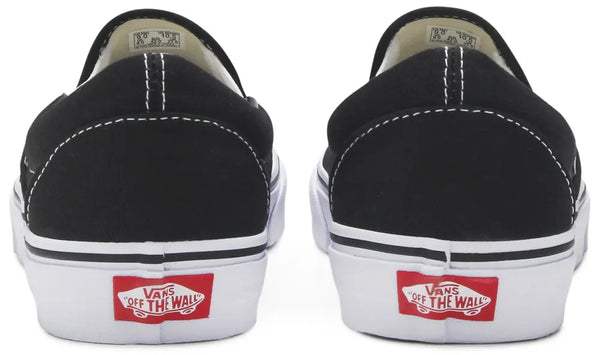 [VN000EYEBLK] MENS VANS UA CLASSIC SLIP-ON BLACK - BLACK/WHITE
