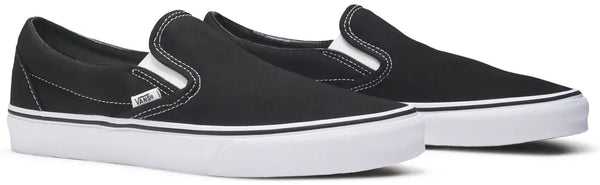 [VN000EYEBLK] MENS VANS UA CLASSIC SLIP-ON BLACK - BLACK/WHITE
