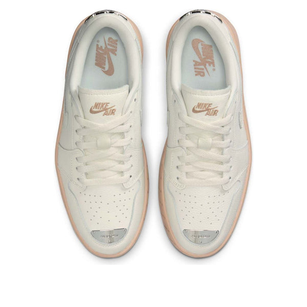 [HF3184-101] WOMENS AIR JORDAN RETRO 1 LOW BROOKLYN 'SAIL RATTAN'