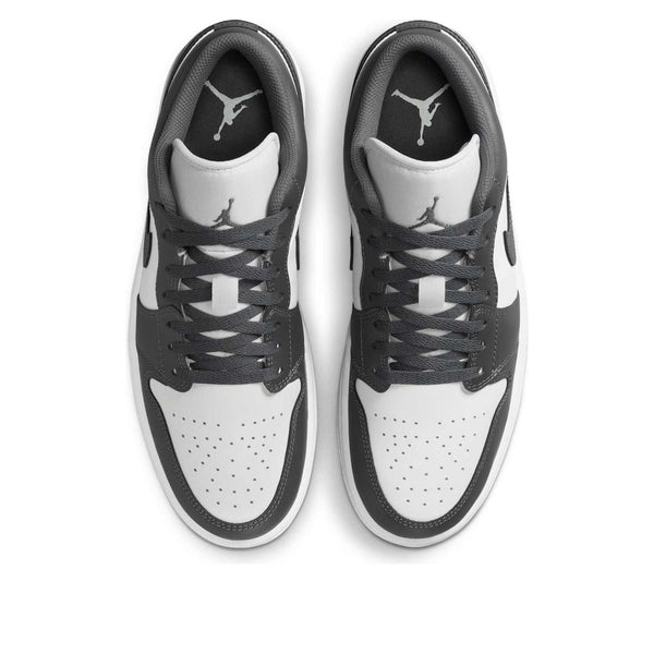 [553558-044] MENS AIR JORDAN RETRO 1 LOW 'GREY WHITE'