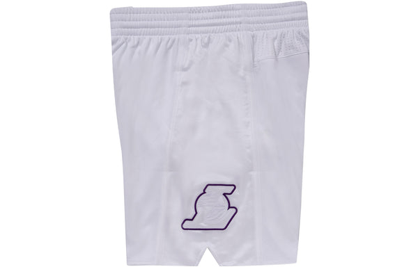 [ASHR4972-LAL12PPPWHIT] MENS MITCHELL & NESS CHRISTMAS DAY SHORTS LAKERS 2012