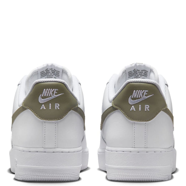 [FJ4146-116] MENS NIKE AIR FORCE 1 '07 'WHITE LIGHT ARMY'