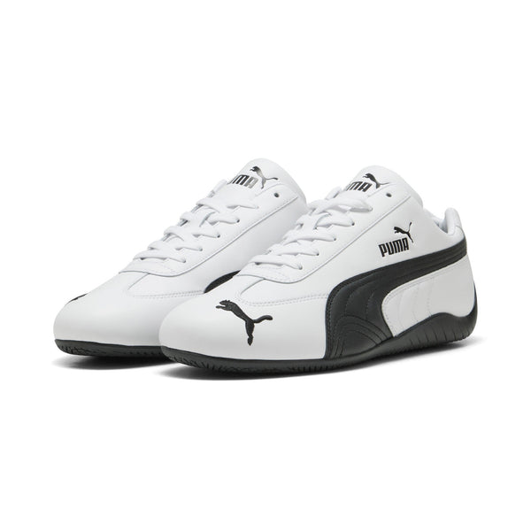 [401603-02] MENS PUMA SPEEDCAT LEATHER 'WHITE BLACK'