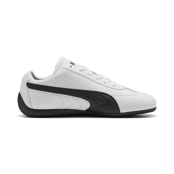 [401603-02] MENS PUMA SPEEDCAT LEATHER 'WHITE BLACK'