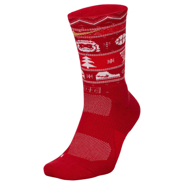 [SX7866-687] MENS NIKE ELITE CHRISTMAS CREW SOCKS GYM