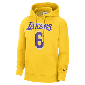 [DB1181-728] Mens Nike NBA LA LAKERS LEBRON JAMES #6 FLEECE PULLOVER HOODIE