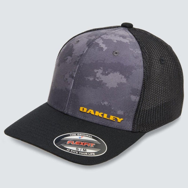 [FOS901271-9G7] MENS OAKLEY TRUCKER CAP 2 - GREY BRUSH CAMO