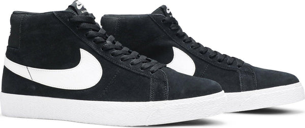 [864349-002] Mens Nike SB ZOOM BLAZER MID 'BLACK WHITE'