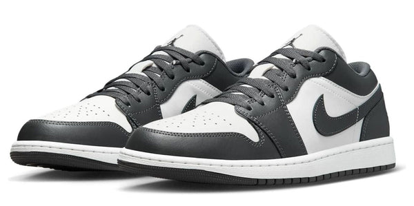 [553558-044] MENS AIR JORDAN RETRO 1 LOW 'GREY WHITE'
