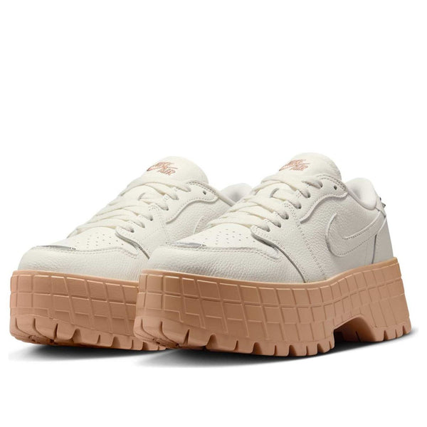 [HF3184-101] WOMENS AIR JORDAN RETRO 1 LOW BROOKLYN 'SAIL RATTAN'