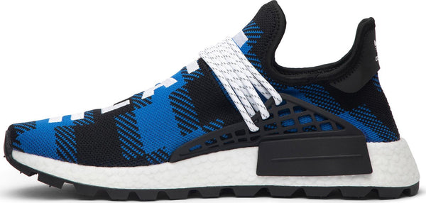 [EF7387] Mens Adidas NMD HU 'PHARRELL X BBC BLUE PLAID'