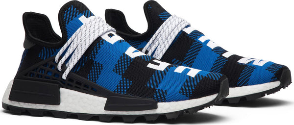 [EF7387] Mens Adidas NMD HU 'PHARRELL X BBC BLUE PLAID'