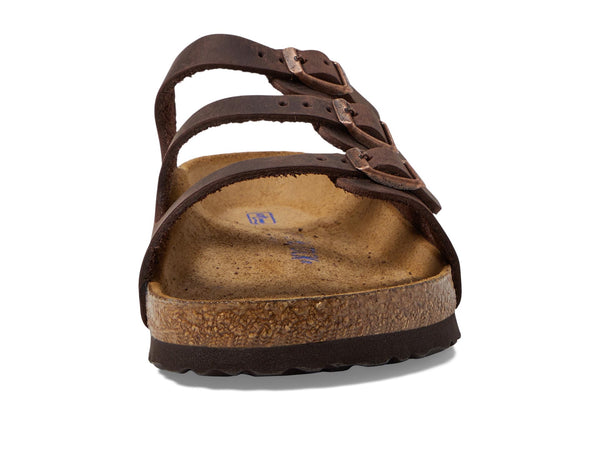 [53901] UNISEX BIRKENSTOCK FLORIDA SOFT FOOTBED OILED LEATHER (REGULAR WIDTH)