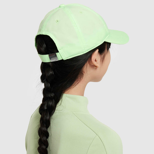 [FB5064-376] YOUTH NIKE GREEN METAL SWOOSH PERFORMANCE ADJUSTABLE HAT