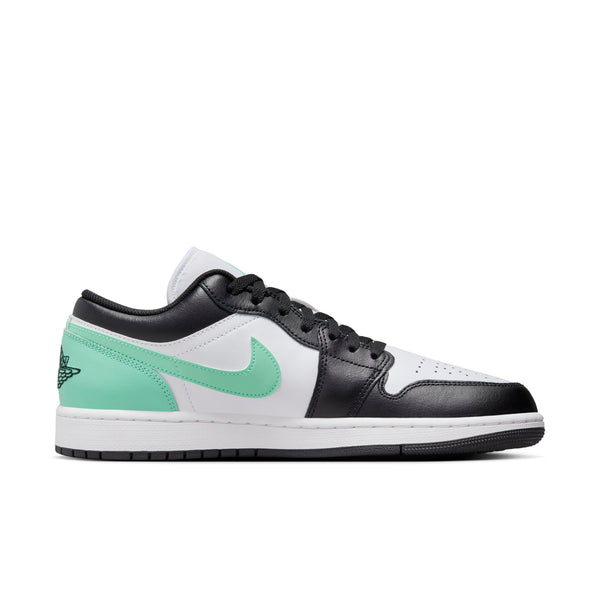 [553558-131] Mens Air Jordan RETRO 1 LOW 'GREEN GLOW'