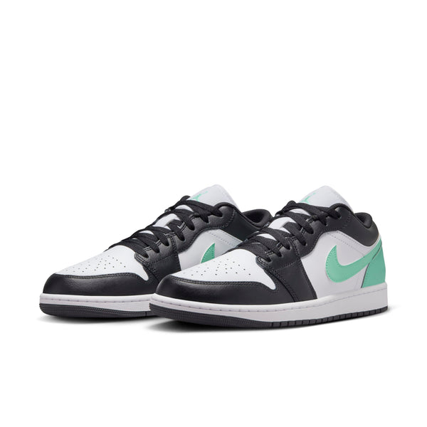 [553558-131] Mens Air Jordan RETRO 1 LOW 'GREEN GLOW'
