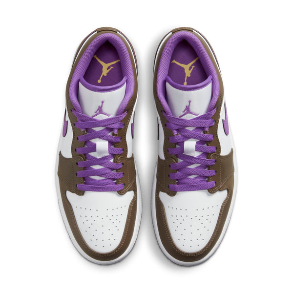 [553558-215] Mens Air Jordan RETRO 1 LOW 'PURPLE MOCHA'