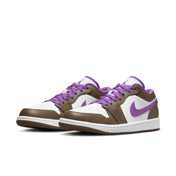 [553558-215] Mens Air Jordan RETRO 1 LOW 'PURPLE MOCHA'
