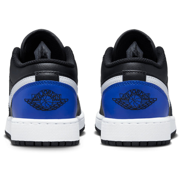 [553560-042] GRADE SCHOOL AIR JORDAN RETRO 1 LOW 'BLACK GAME ROYAL WHITE (GS)'