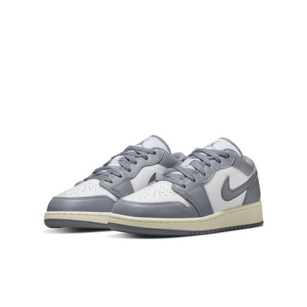 [553560-053] GRADE SCHOOL AIR JORDAN RETRO 1 LOW 'VINTAGE GREY'