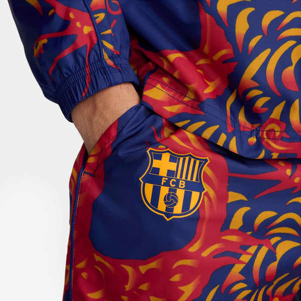 [FJ5565-455] MENS NIKE FC BARCELONA SOCCER WOVEN TRACKSUIT
