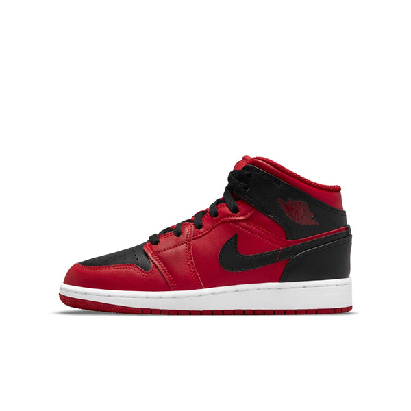 [554725-660] Grade School Air Jordan RETRO 1 MID 'REVERSE BRED (2021)' (GS)