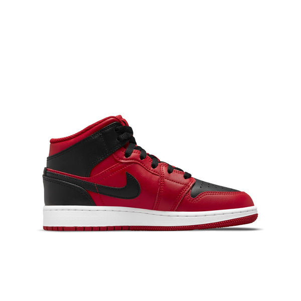 [554725-660] Grade School Air Jordan RETRO 1 MID 'REVERSE BRED (2021)' (GS)