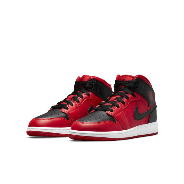 [554725-660] Grade School Air Jordan RETRO 1 MID 'REVERSE BRED (2021)' (GS)